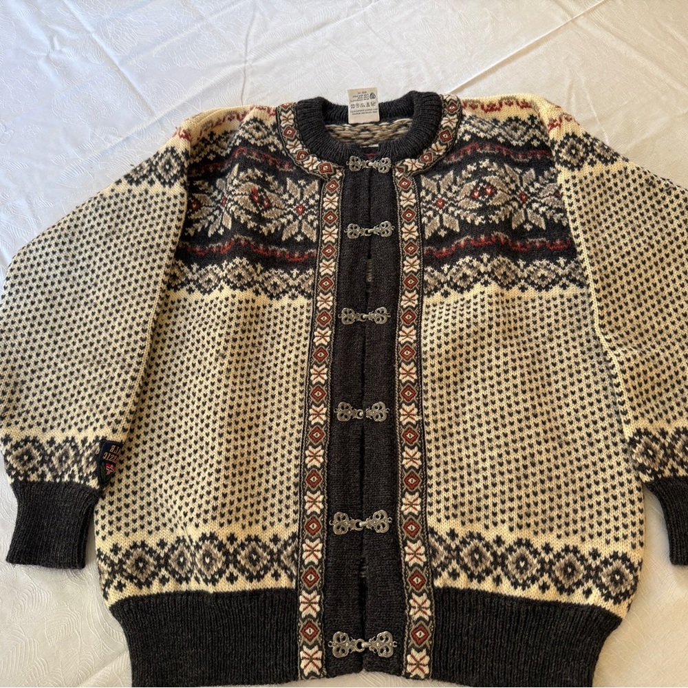 Black and Cream Sweater